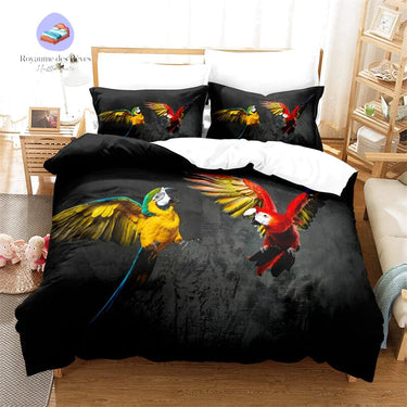 Housse de Couette Perroquet Volant